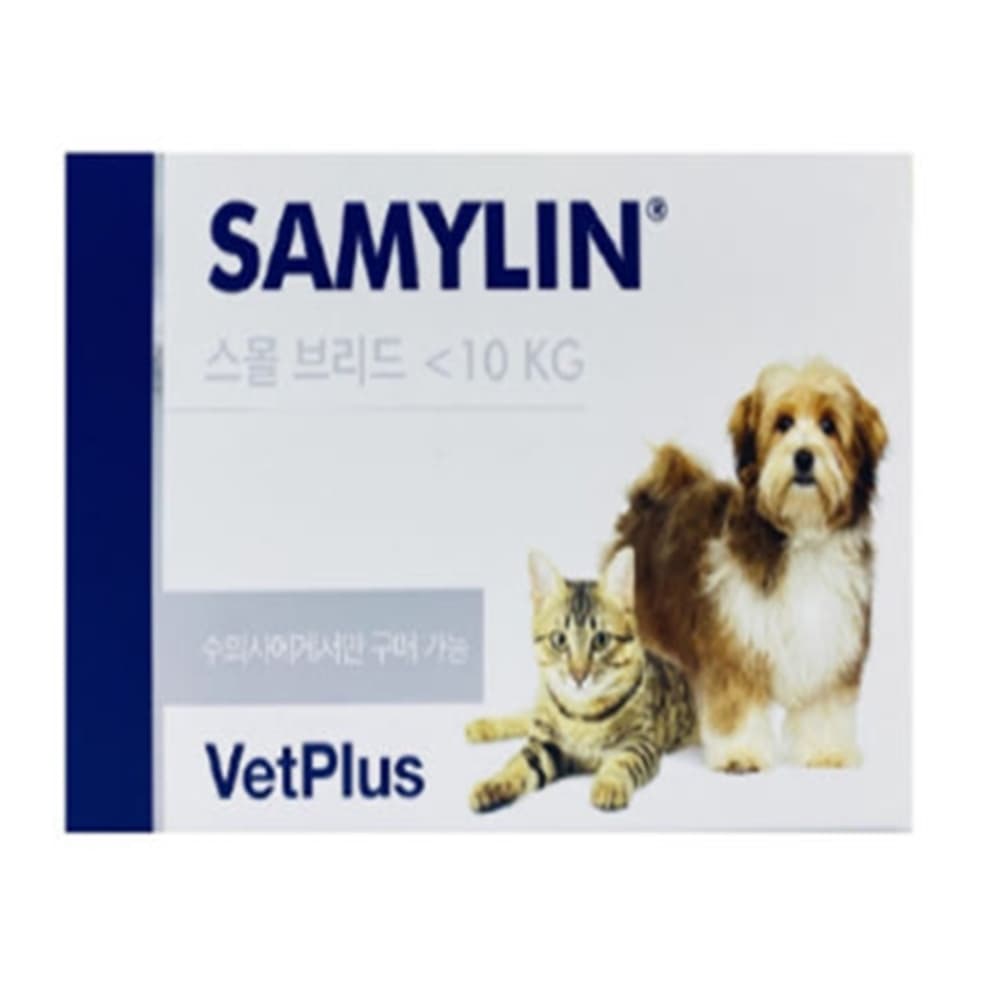 벳플러스 강아지 새밀린 세밀린 고양이 독 캣 간 영양제 30정 타블렛 정제형 2개  10.5g  2세트  면역 지원