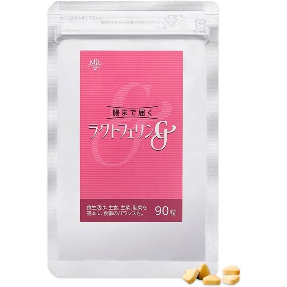 NRL파마 락토페린 90정 맛잇는 유산균 비피더스 프로바이오틱스 화장식 직빵 청소 일본  1개