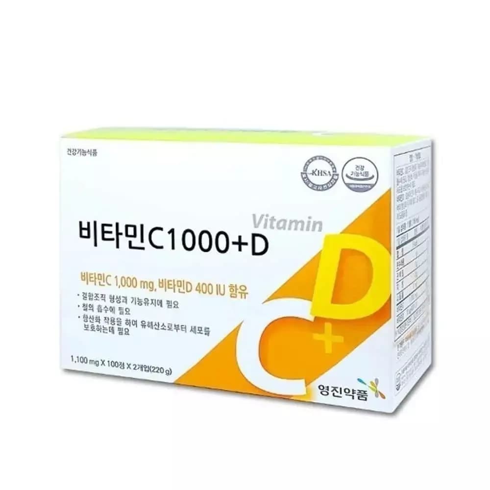 영진약품 비타민C 1000 플러스D (200정)    1개