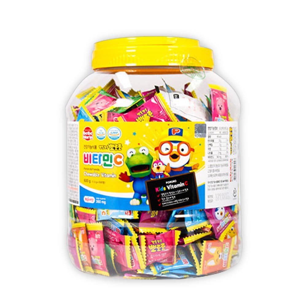 뽀롱뽀롱 뽀로로 비타민C 500정  1개