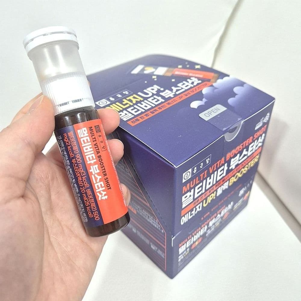 매일 아침 종근당 멀티 비타민 부스터샷 12병 한박스