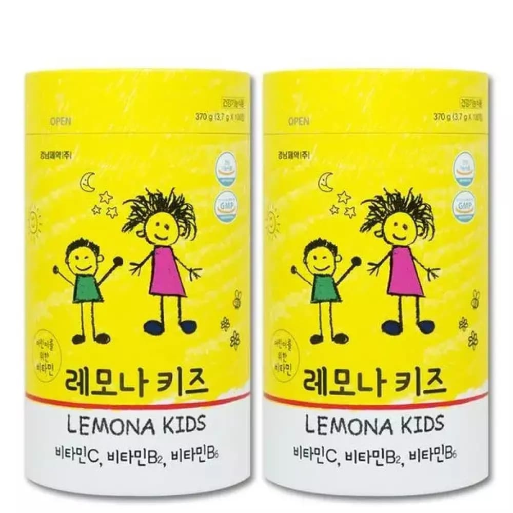 레모나키즈 츄어블 씹어먹는 어린이 비타민C 100정 2개  1개