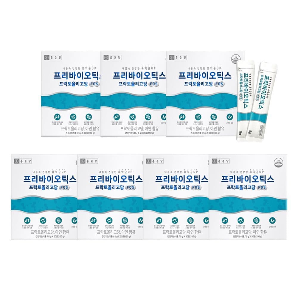 종근당 프리바이오틱스 프락토올리고당 7개(210포)