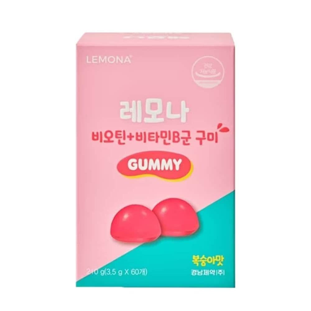 경남제약 레모나 비오틴+비타민B군 구미 60구미  1개  60정