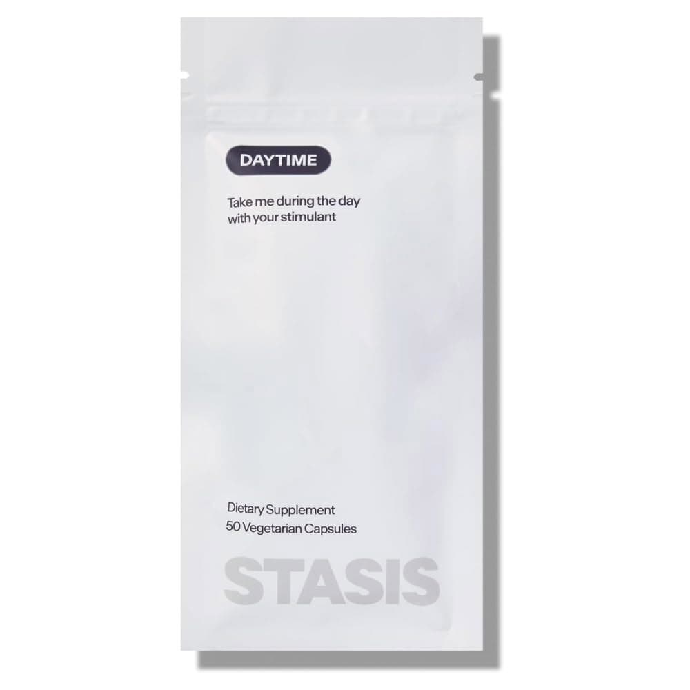 각성제와 함께 사용할 수 있는 스테이시스 에너지 및 포커스 보충제 - CoQ10 로 라 로사와 함께하는 새롭고 개선된 포뮬러 하루 종일 에너지 기분 두뇌 지원 25인분  1개