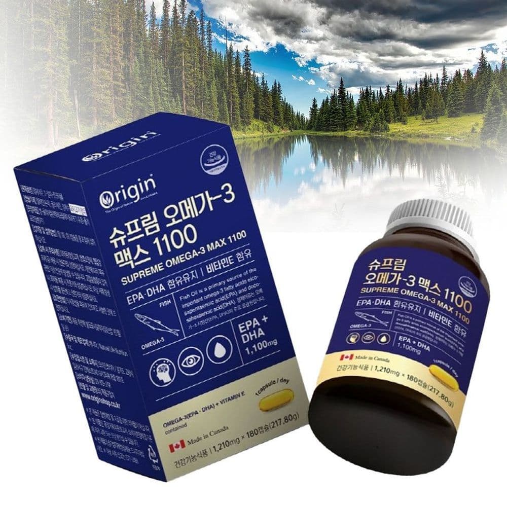 오메가-3 맥스1100 180캡슐  1개