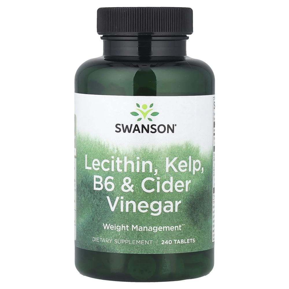 스완슨 레시틴 켈프 B6 앤 사이더 비네거 Swanson Lecithin Kelp B6 &amp; Cider Vinegar 240정  1개