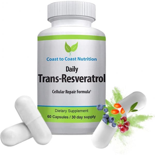 Trans-Resveratrol Supplement - Capsules – Vegan Supplements for Women and Men Natural Antioxidant