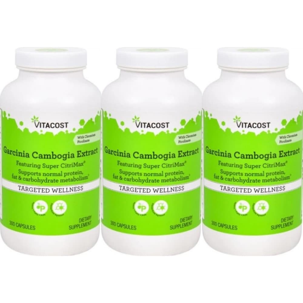 비타코스트 가르시니아 캄보지아 추출물 크롬 함유  3개  300정
