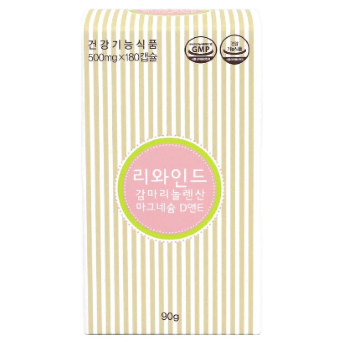 세모몰 세모 리와인드 감마리놀렌산 마그네슘 D앤E 500mg 180캡슐  180정  1박스