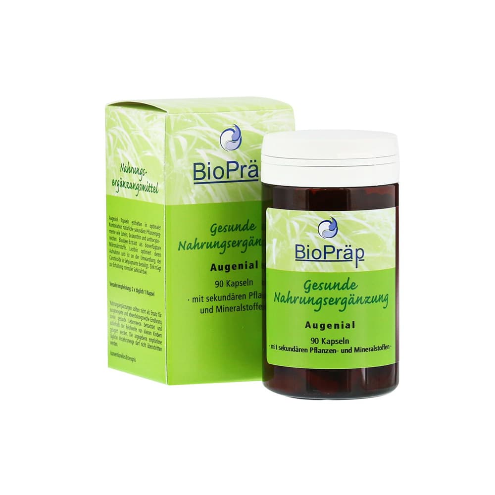 독일 Augenial 아우게니얼 눈건강 식물성 영양제 90캡슐 독일직배송  90정  1개