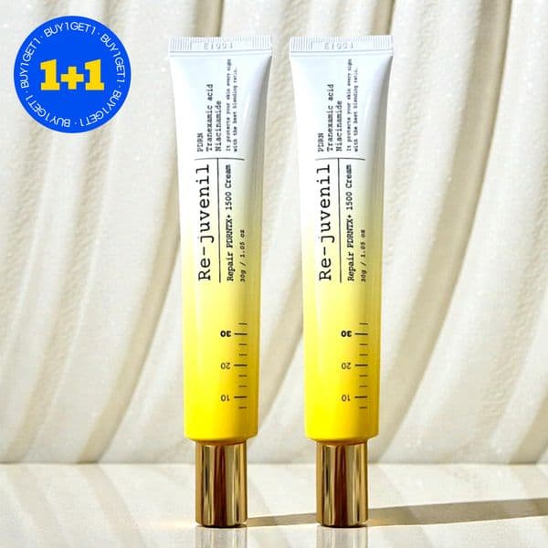 1+1 리쥬베닐 PDRN 1500 재생크림 트라넥삼산 멜라논 콜라겐 탄력 케어 크림 30ml 2개 592563
