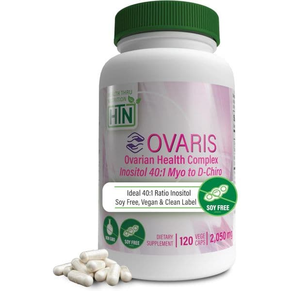헬스 쓰루 뉴트리션 오바리스 건강 복합체 이노시톨 401 마이오 대 디키로 기능 지원 여성 비타민B8 인증  1개  120정
