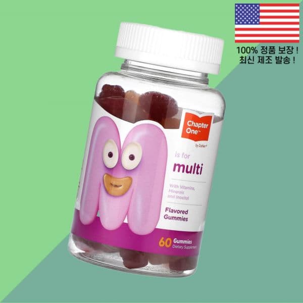 챕터 1 M은 멀티 맛 60 젤리 구미 구미의 약자입니다. Chapter One M Is For Multi Flavored Gummies  1개