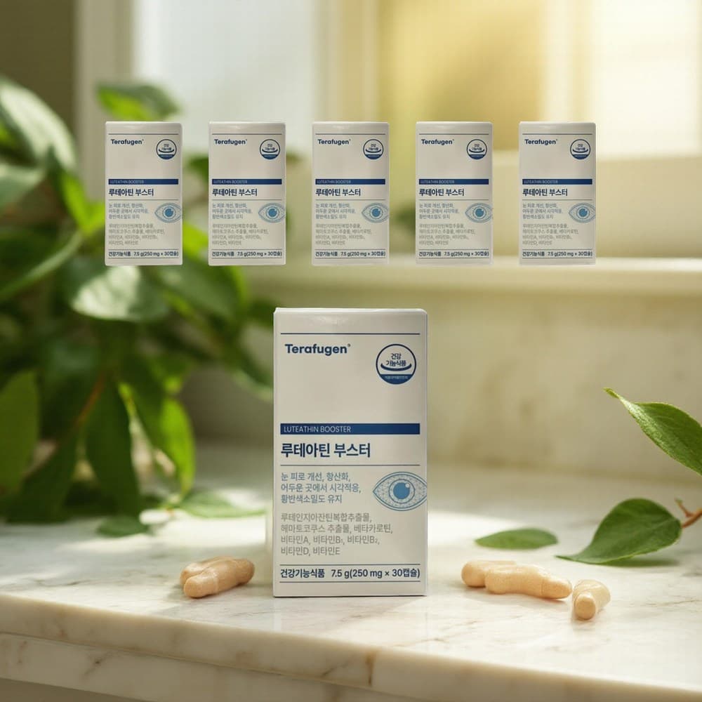 테라퓨젠 루테아틴 부스터 루테인지아잔틴 베타카로틴  6개  30정