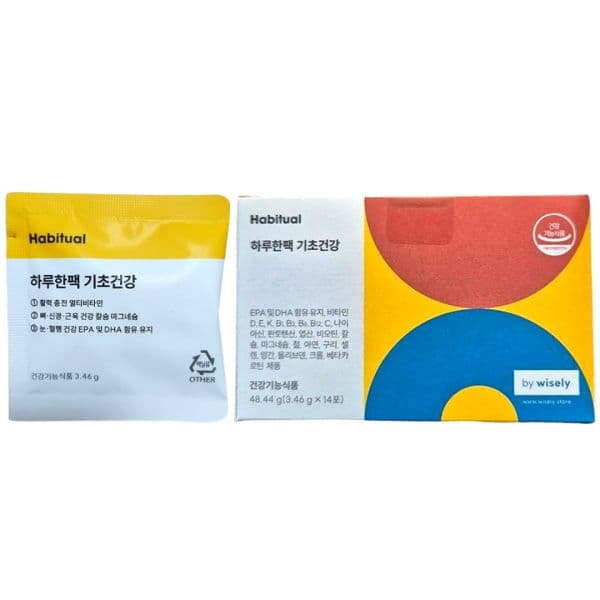 와이즐리 멀티비타민 미네랄 오메가3 하루한포 1박스 594233  1개