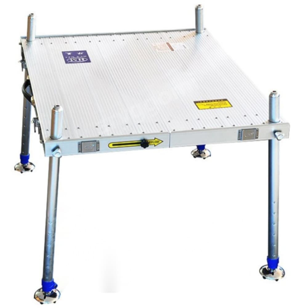 Huamei 낚시 좌대 자립발판 초경량 안정적 가벼운 접이식 알루미늄 마그네슘 합금  900x700[중형29mm다리]