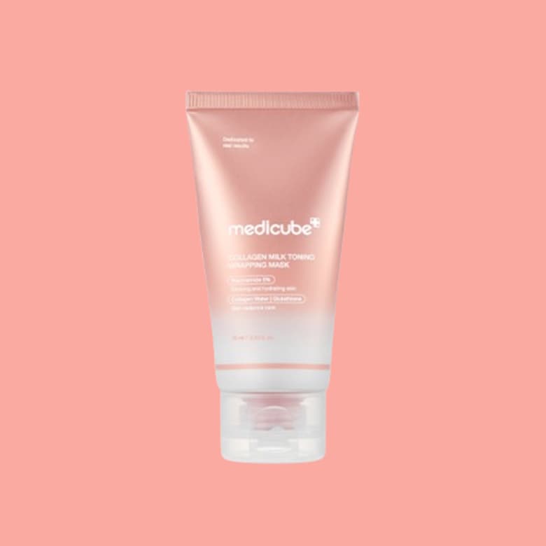 메디큐브 콜라겐 우유 토닝 랩핑 마스크  1개
