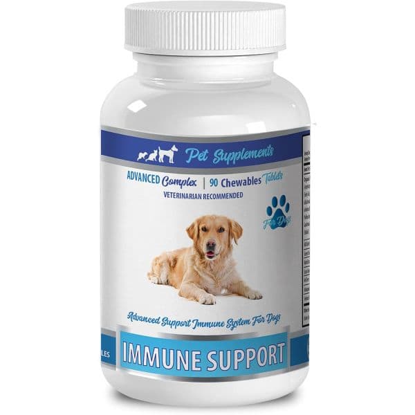 눈물 피부 기관지 강아지 종합 영양제 멀티케어 반려견 에너지 부스터 반려견용 울트라 비타민 츄 포뮬러 미네랄 복합체 칼슘 90가지 식(1병)