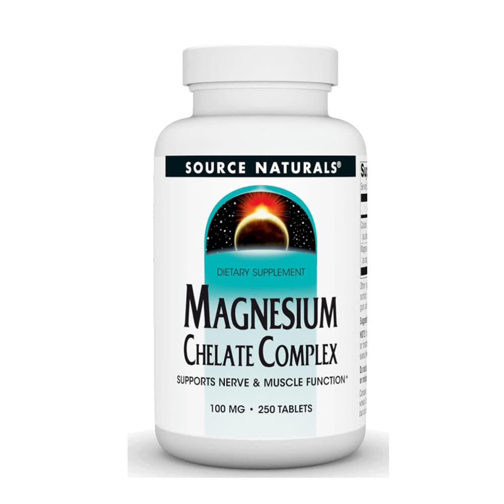 소스내츄럴스 마그네슘 킬레이트 100mg 타블렛  1개  250개입  250정