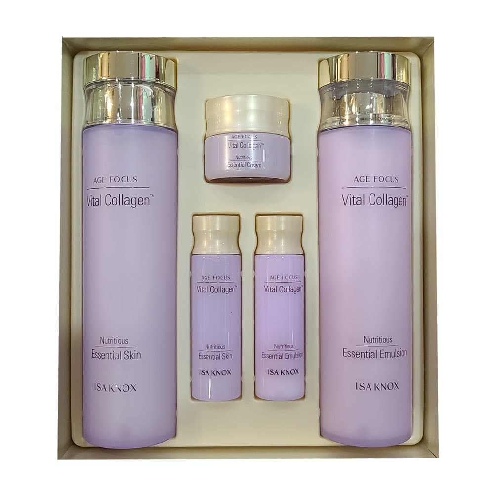 이자녹스 에이지 포커스 바이탈 콜라겐 2종 기획세트 (스킨160ml+에멀전160ml)  1세트