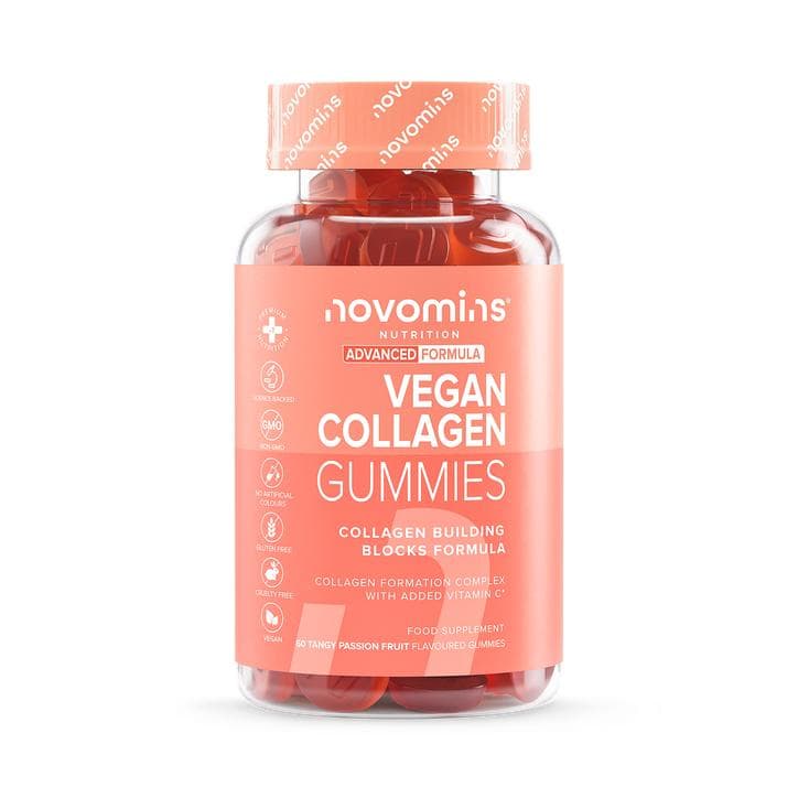 영국 노브민스 Novomins Vegan Collagen 비건 콜라겐 패션프루트맛 구미  3개