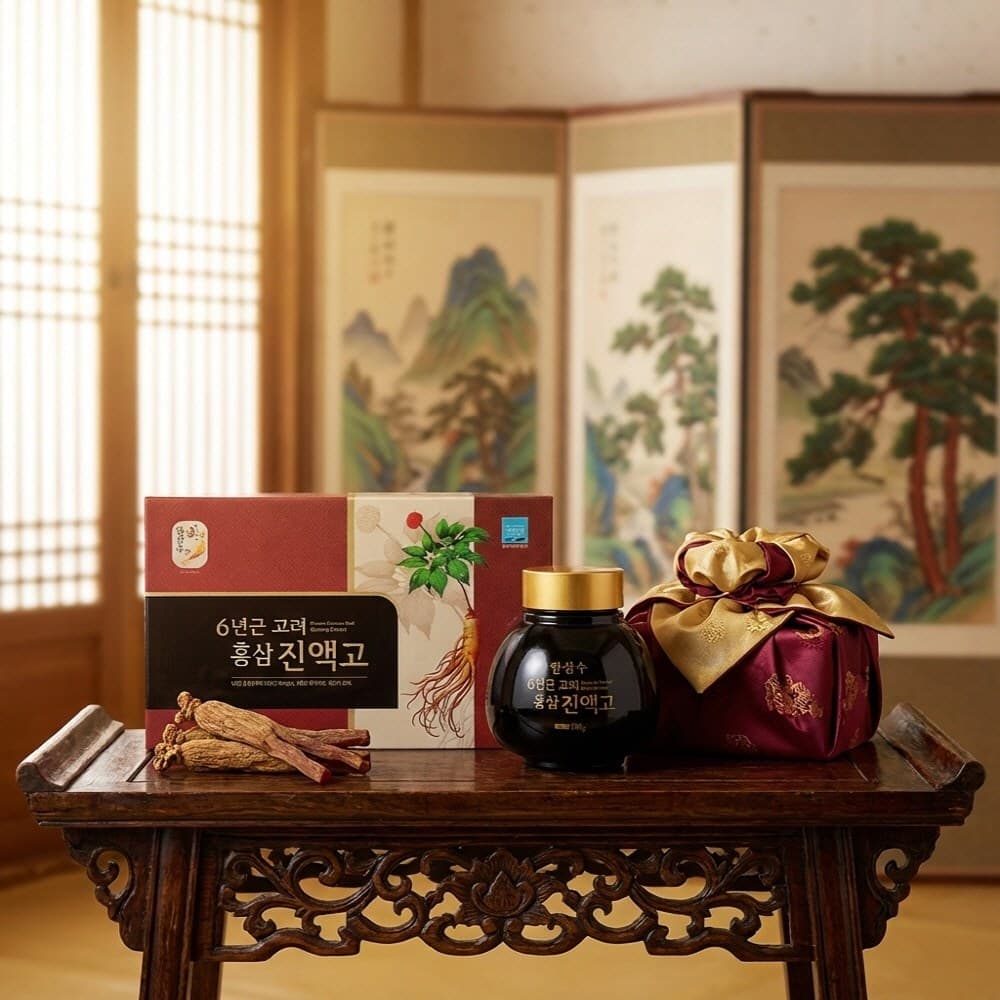 국내산6년근 홍삼진액 1000g 당귀 대추 작약 풍부한 사포닌 선물포장 HACCP  1kg