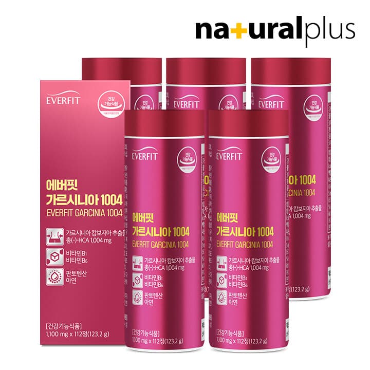 에버핏 가르시니아 1004 112정 5박스(40주분)  5박스