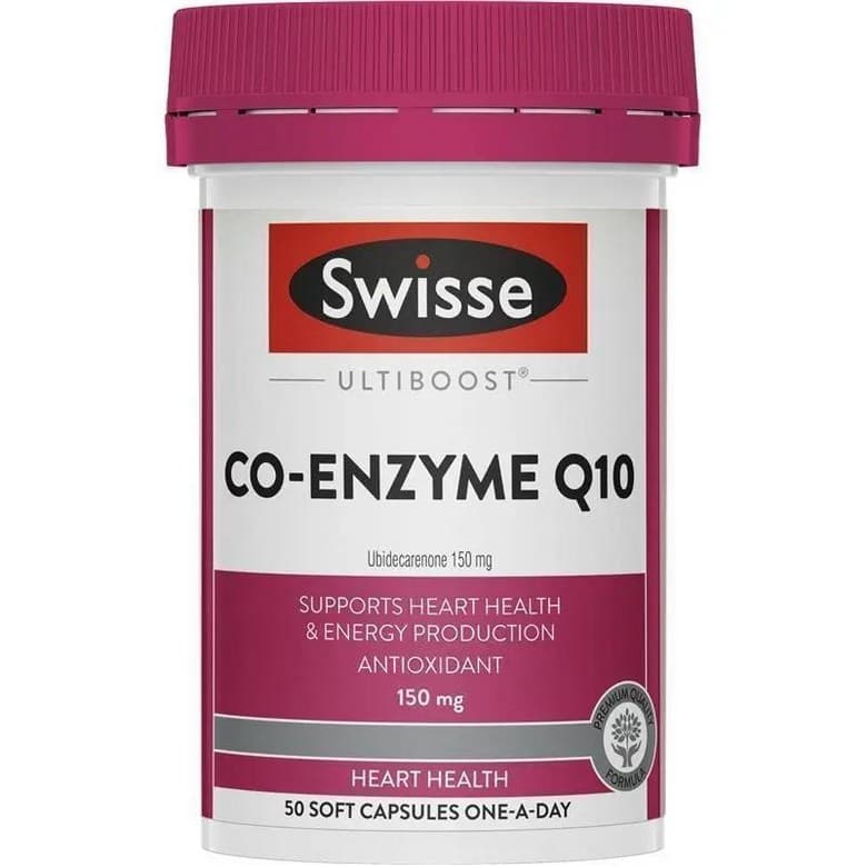 호주 스위스 Swisse Co-Enzyme Q10 150mg Capsules 코엔자임 큐텐 150mg 캡슐  50정  4개