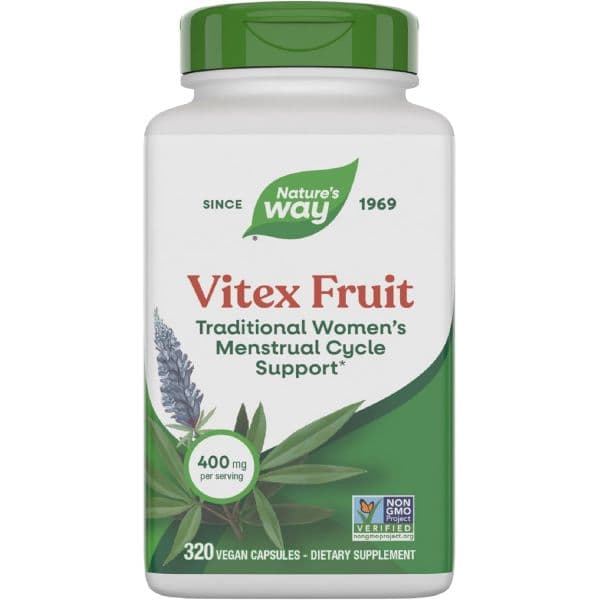 네이쳐스웨이 Nature’s Way Vitex Fruit Traditional Menstrual Cycle Support* Traditional Women’s Health  320