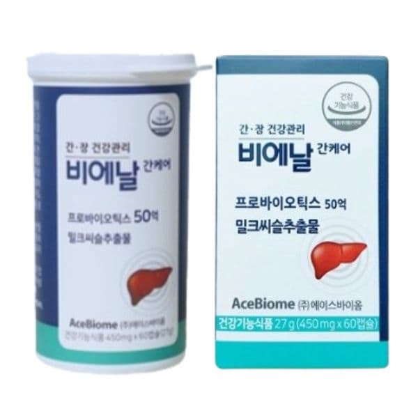 비에날씬 비에날간케어 유산균 밀크씨슬 60정 30일분 593568  1개