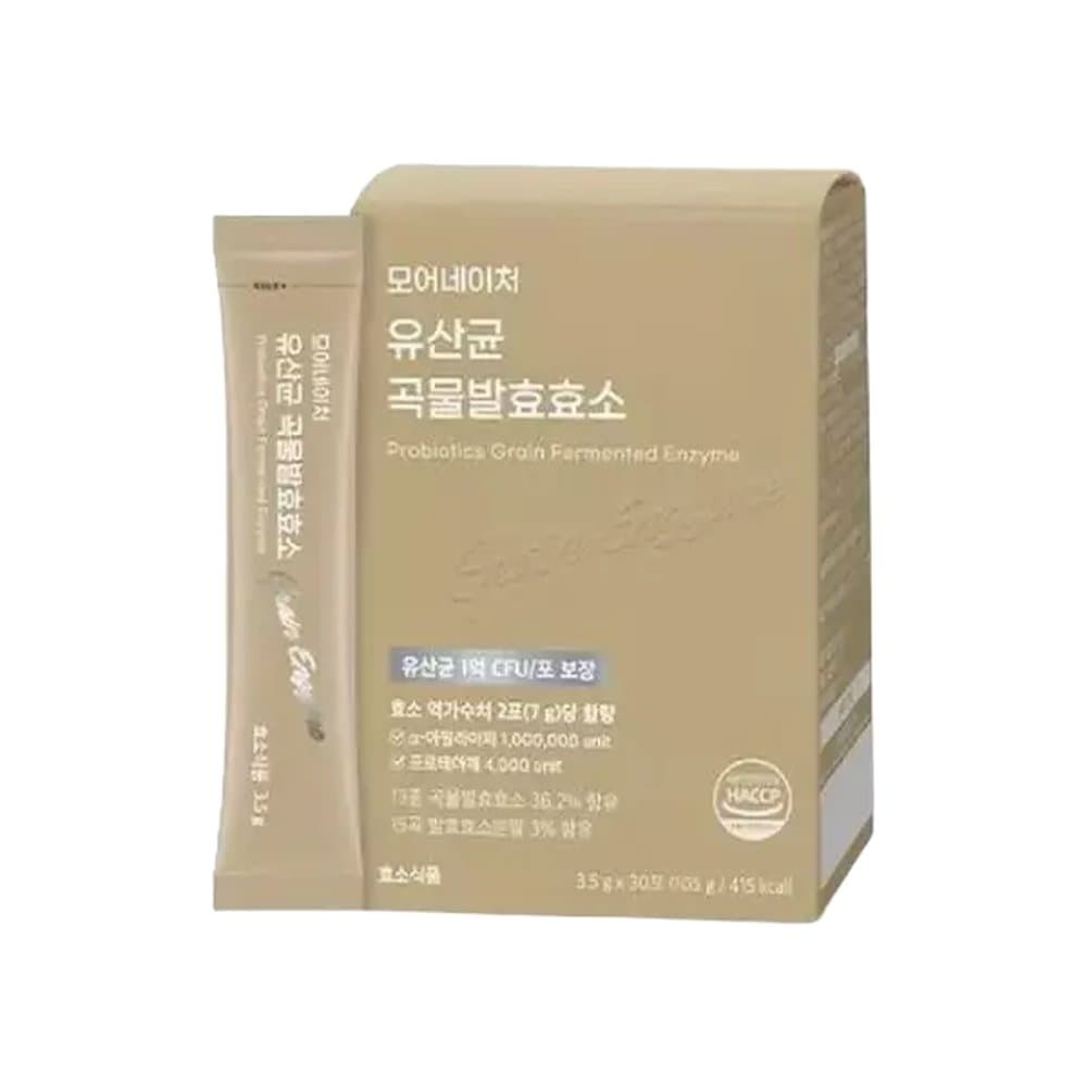 유로메디 모어네이처 유산균 곡물발효효소 3.5g 30포  30개