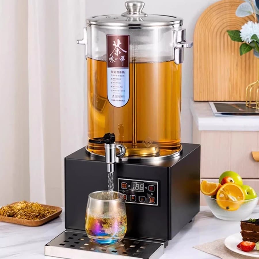 전기 약탕기 차 제조기 홍삼 차 음료 디스펜서 단열 보관 찻집 가게 가정용  C. 1세대 30L 티필터