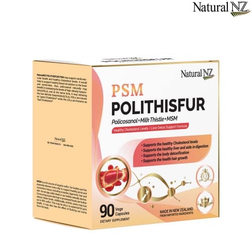 밀크씨슬 폴리코사놀 MSM 간건강 혈행건강 90캡슐 뉴질랜드 네추럴엔젯  1g  1개  1ml  90정