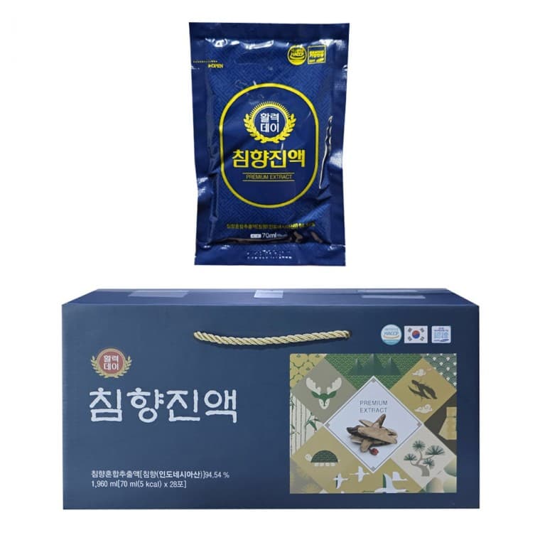 대한홍삼 활력데이 침향진액 70ml 28포 선물세트  1개  1ml