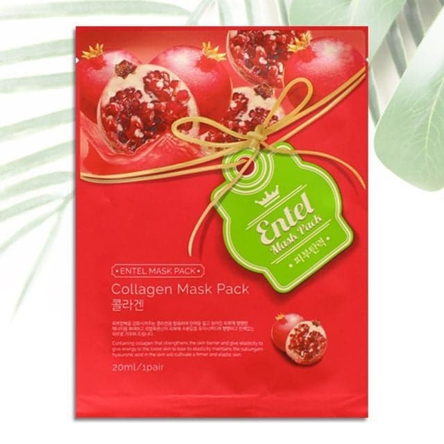(5 세트) 콜라겐 마스크팩x 10팩 수분팩 피부 진정 1일1팩
