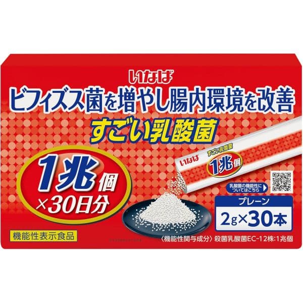 이나바 식품 놀라운 유산균 30개 부착 비피도박테리아 증가 및 장내 환경 개선 [기능성 클레임이 있는 식품]  Food with Functional Claims: L