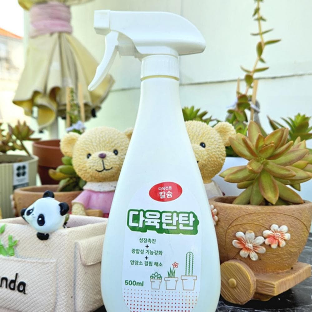 다육탄탄 다육전용 칼슘 영양제 칼슘제 비료 스프레이 500ml 다육이  다육탄탄 본품 500ml