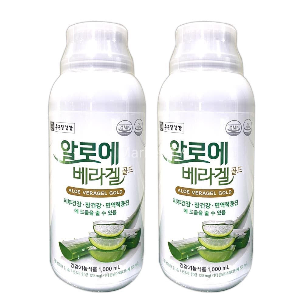 코스트코 종근당건강 알로에 베라겔 골드 1000ML x 2병  1L  2개