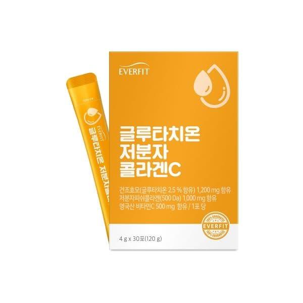 에버핏 글루타치온 저분자 콜라겐C 30포 내츄럴플러스  30