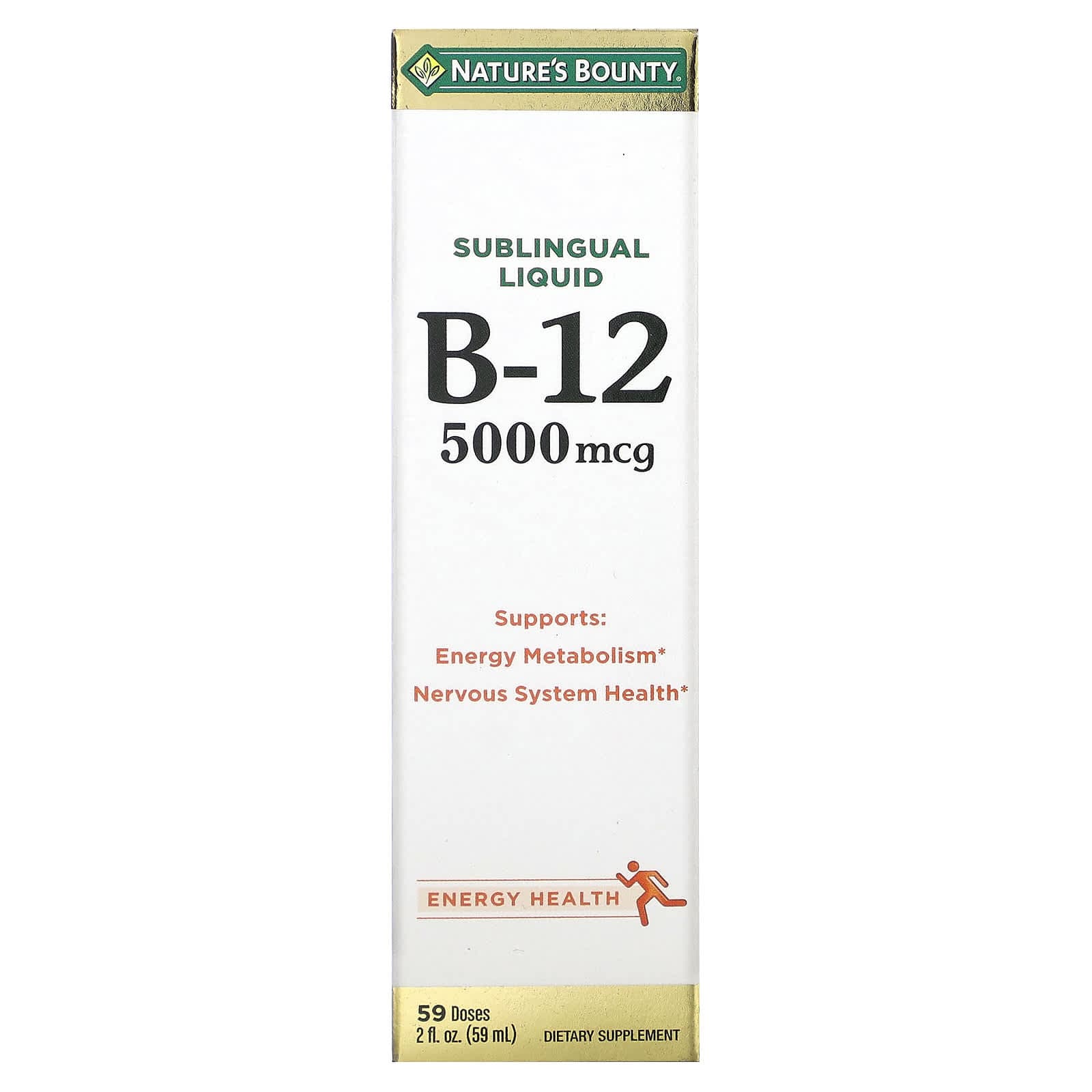 Nature’s Bounty 설하 액 B12 5000 mcg 2 fl oz (59 ml)  NaturesBounty설하액B125000mcg2flo  1개  59ml