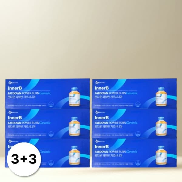 CJ 이너비 리턴업 팻다운 파워번 마스터 가르시니아 캄보지아 추출물 10병입 6박스 600586  CJ 이너비 리턴업 팻다운 파워번 마스터 가르시니아 캄