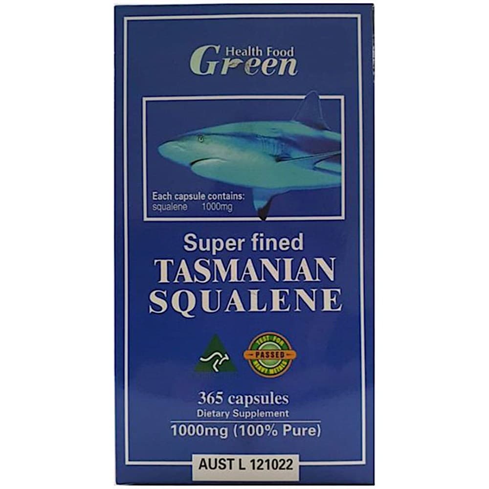 호주 그린헬스푸드 타즈마니아 스쿠알렌 1000mg  4개  365정