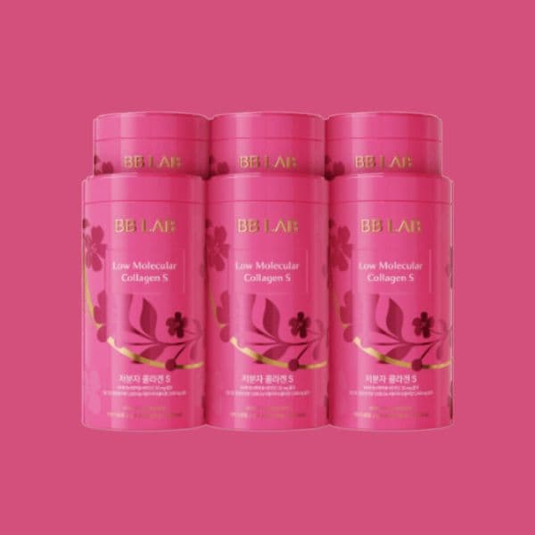 비비랩 저분자 콜라겐 S 인텐시브 6통 6개월분 어린 어류 피쉬 이너뷰티 핑크통 597139
