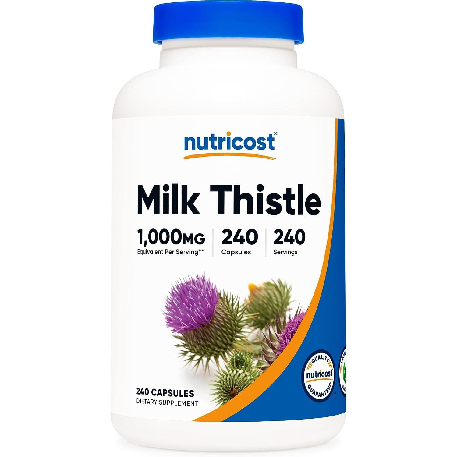 뉴트리코스트 밀크씨슬 밀크시슬 효능 실리마린 1000MG 240정 Milk Thistle  3개