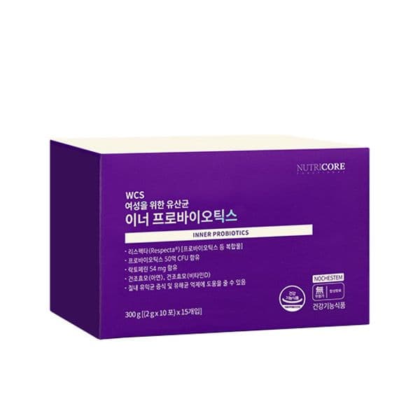 뉴트리코어 여성을 위한 유산균 이너 프로바이오틱스 4+1개입  뉴트리코어 여성을 위한 유산균 이너 프로바이오틱스 4+