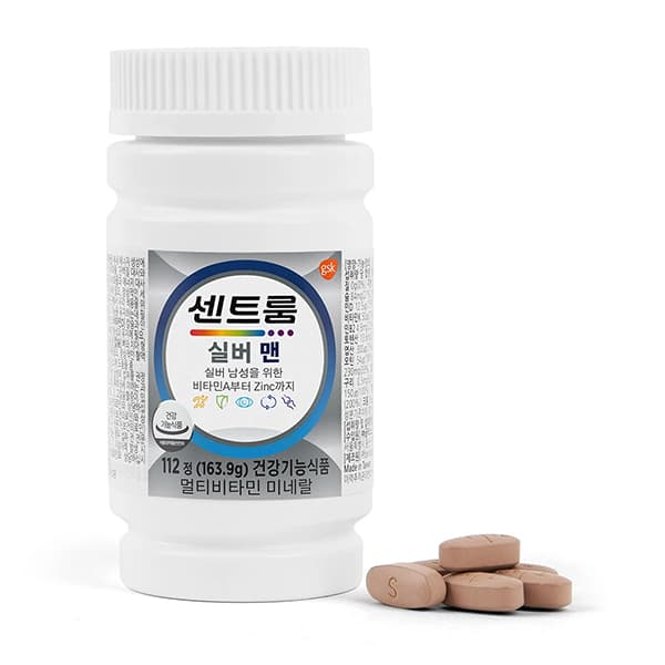 센트룸 실버 남성 멀티 비타민 대용량 포 맨  112정  1개
