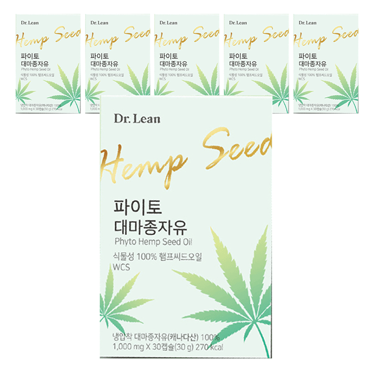 닥터린 파이토 대마종자유  30정  6개