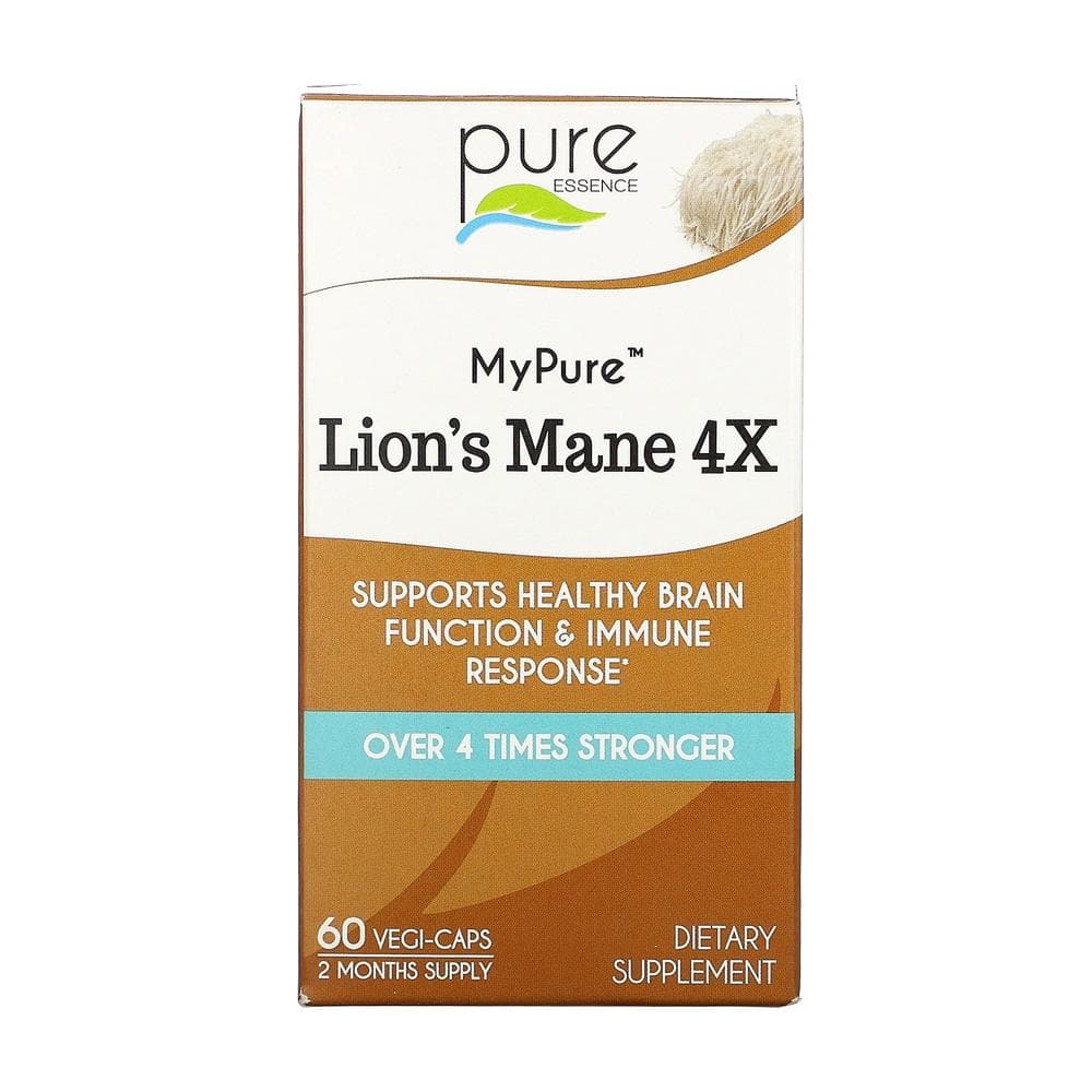 Pure Essence MyPure Lions Mane 4X 60 Vegi-Caps  60정  1개