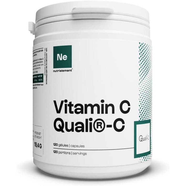 프랑스 뉴트리머슬 Nutrielement Vitamin C Quali 비타민C 캡슐  4개  120정